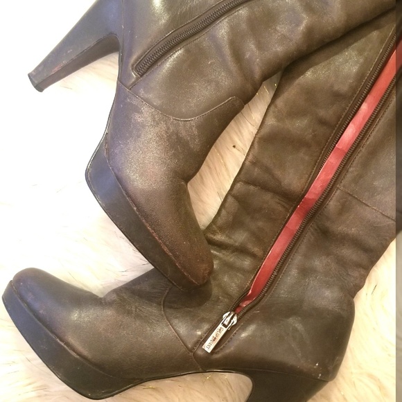 Colin Stewart Genuine Leather Boots/Size 7 - Picture 2 of 8